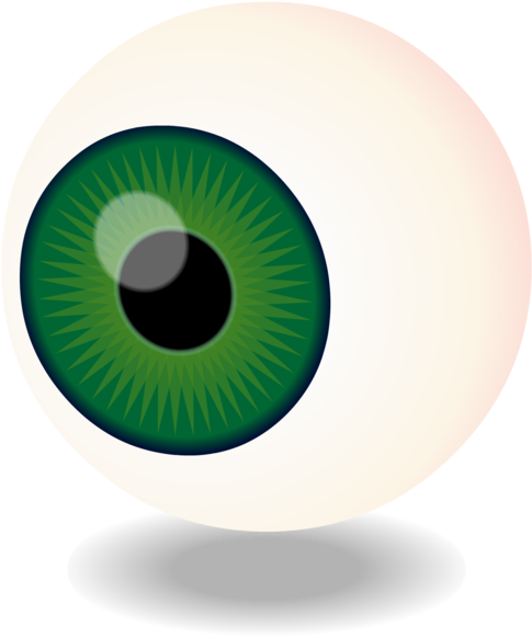 Vector Eye Only Tee (1000x1333), Png Download