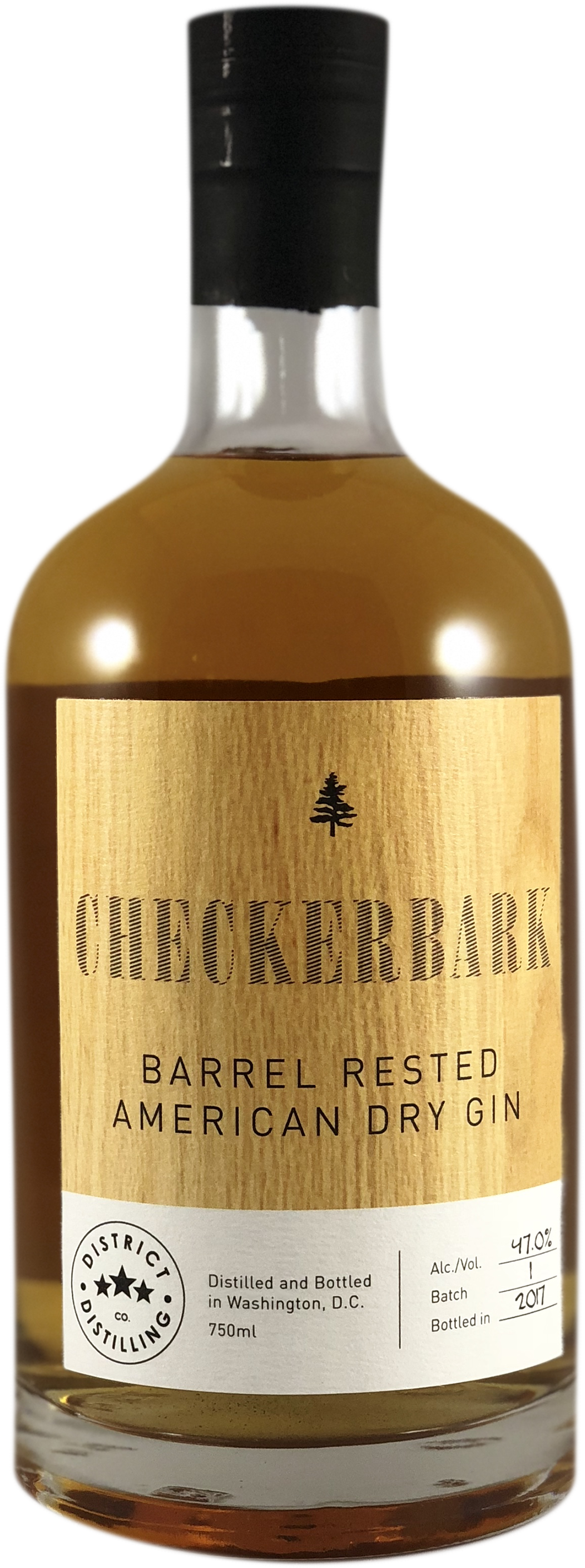Checkerbark, Barrel Rested Gin Image (1115x2880), Png Download