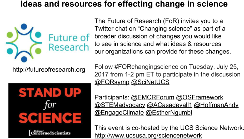 “changing Science” Twitter Chat With The Union Of Concerned (960x720), Png Download