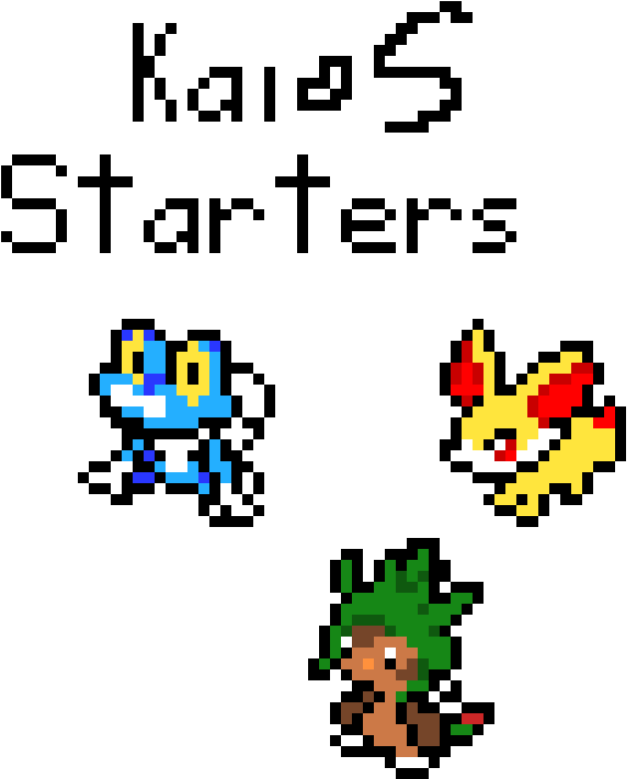 Kalos Starter Pokemon (690x740), Png Download