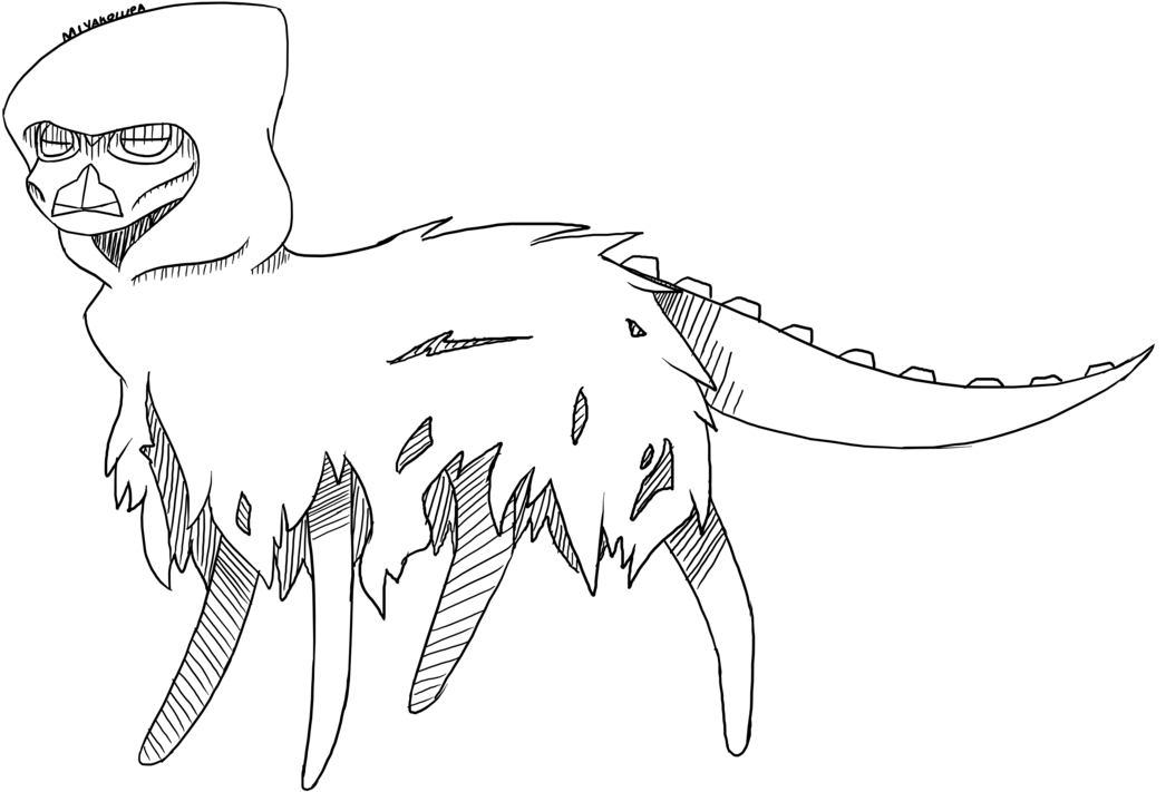 Sketch By Sleepygrim On (1080x739), Png Download