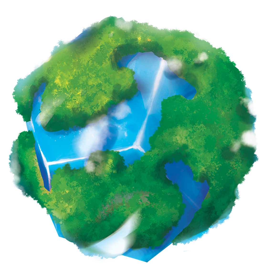 Planet-artwork Hd (1460x1515), Png Download