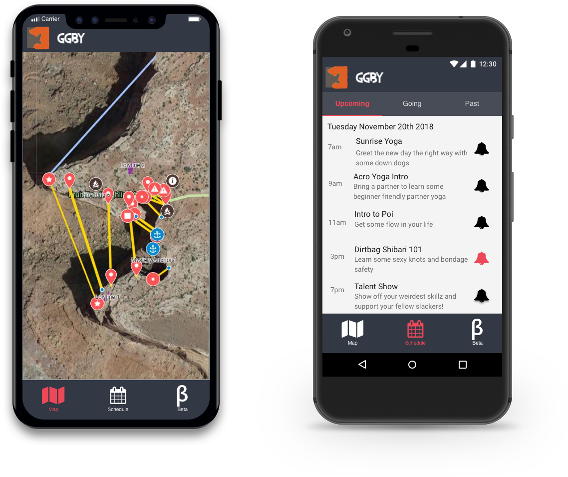 Mockups Of Ios And Android Apps (1360x1080), Png Download