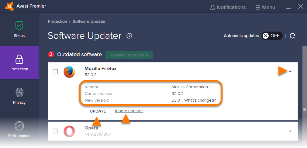 Click Ignore Updates To Exclude The Application From (1010x488), Png Download