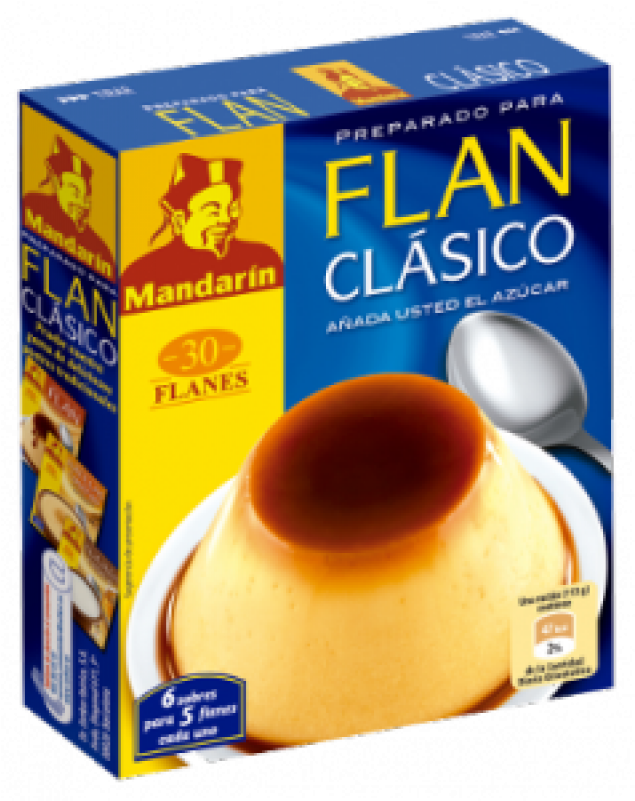 Flan Clásico Mandarín (666x800), Png Download