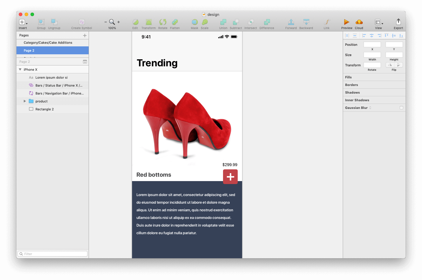 Using Sketch, I Have Designed A Prototype Of How The (1438x954), Png Download