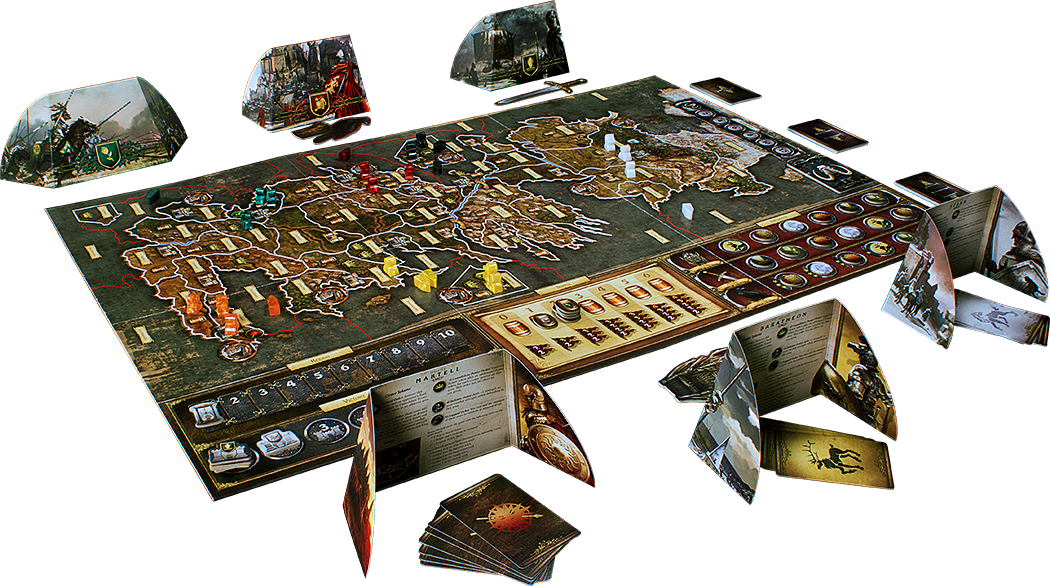 Mechanics Of Game Of Thrones Board Game (1050x586), Png Download
