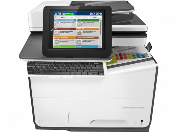 Hp Pagewide E58650dn (700x525), Png Download