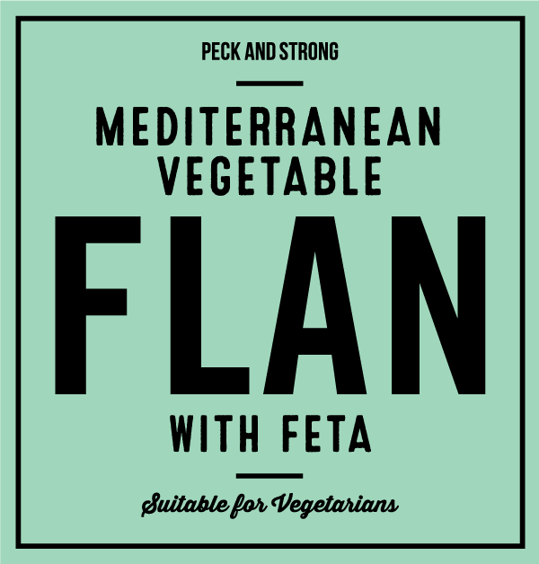 Mediterranean Vegetable Flan With Feta (600x628), Png Download