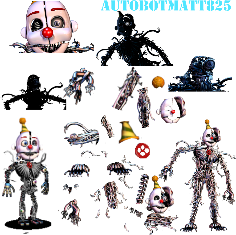 Fnaf Sister Location Ennard Rescources Ennard Fnaf (1024x1024), Png Download