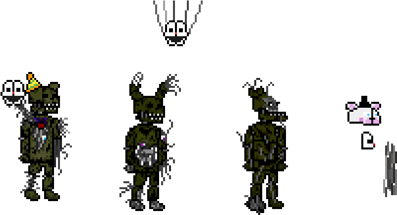 Withered Spring-ennard ,endy, Renard (1024x576), Png Download