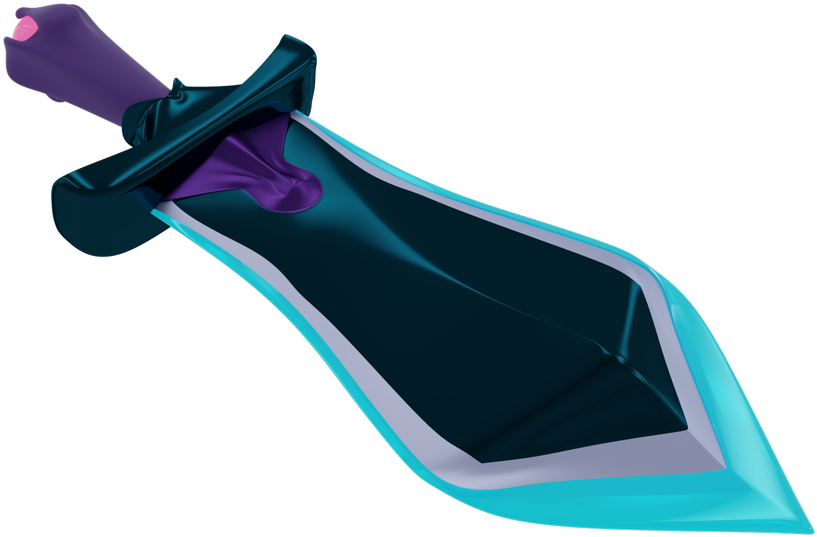 A 3d Model Of The Broadsword, By @soulthepupper (1200x675), Png Download