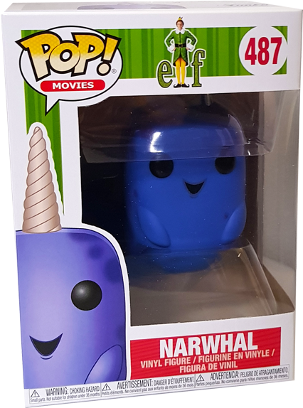 Narwhal Us Exclusive Pop Vinyl Figure (600x600), Png Download
