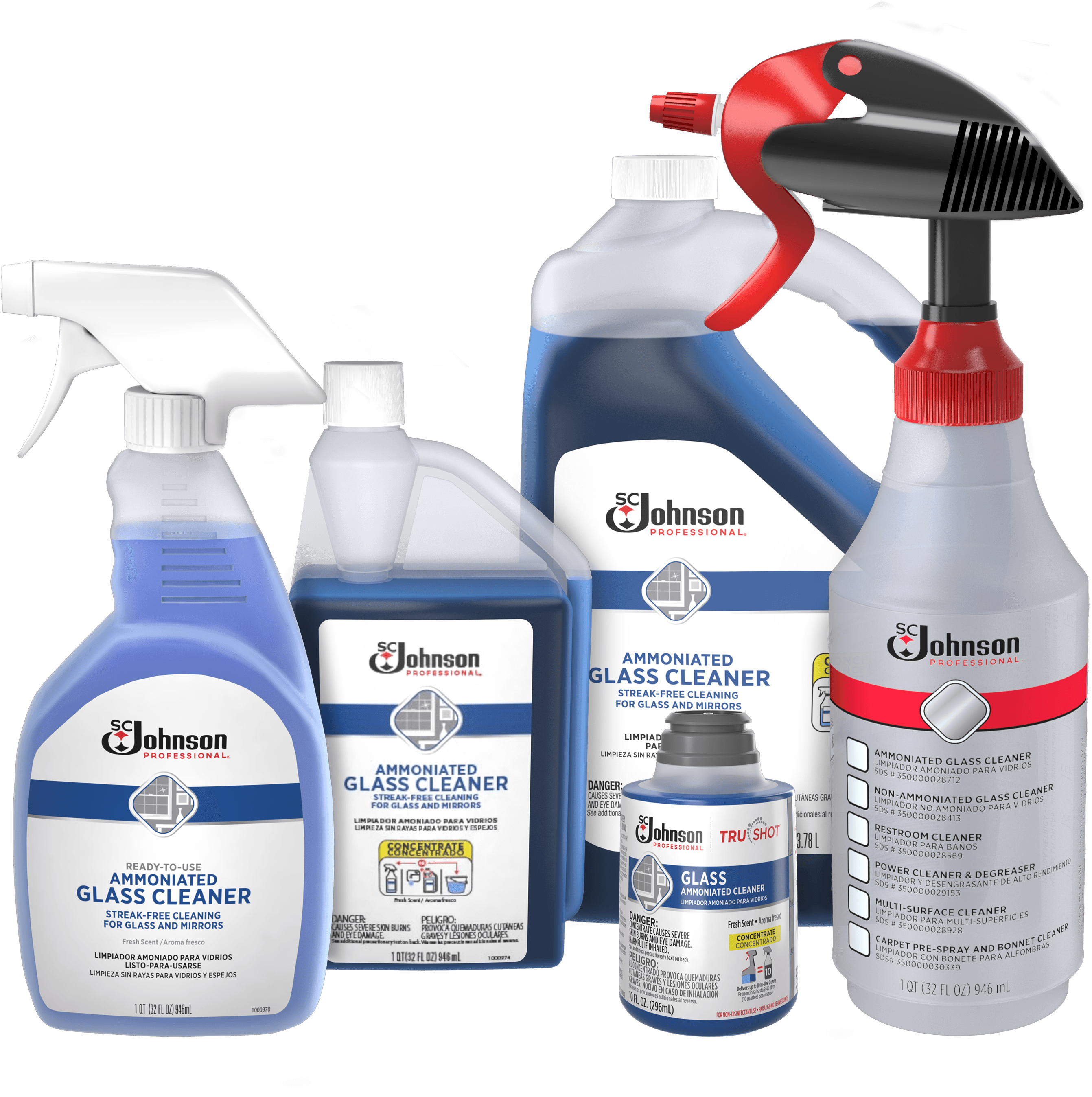Sc Johnson Professional® Ammoniated Glass Cleaner (3000x3000), Png Download