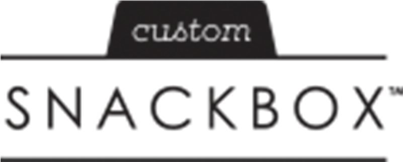 Custom Snack Box Logo Black (800x600), Png Download