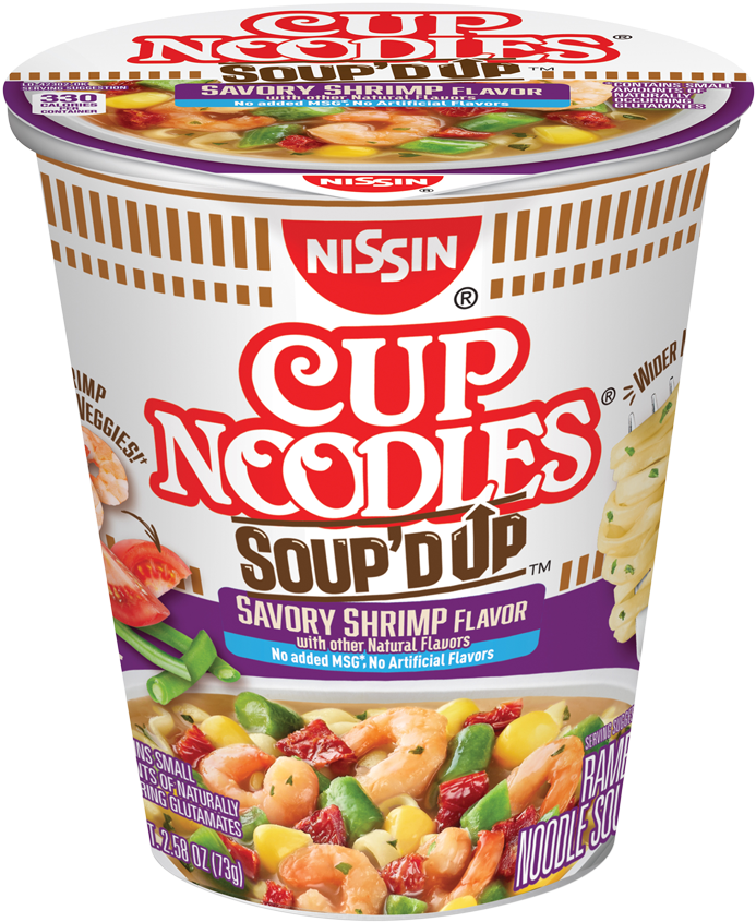 70662 40302 Cup Noodles Soupd Up Savory Shrimp Unit (1230x853), Png Download