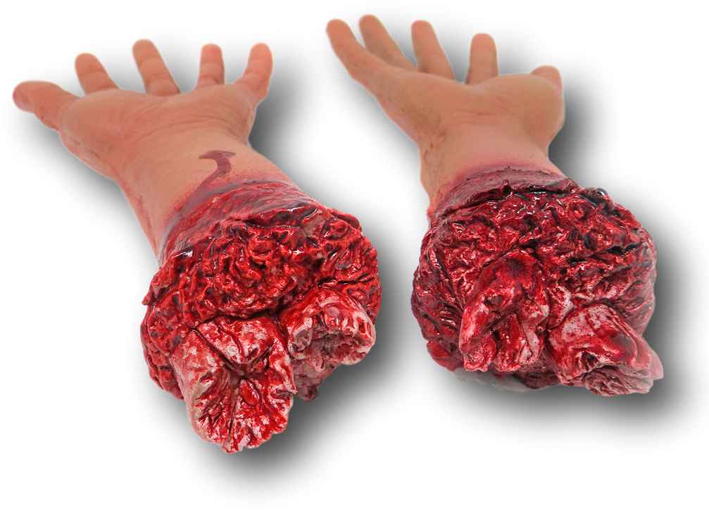 5 Of 11 Bloody Severed Fake Latex Arm Arms Leg Legs (1024x1024), Png Download