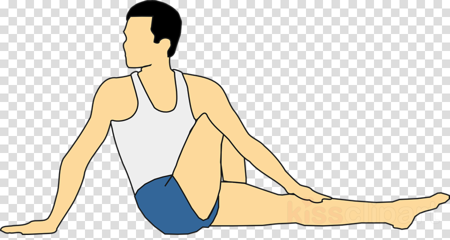 Yoga Vakrasana Clipart Ardha Matsyendrāsana Asana Yoga (900x480), Png Download