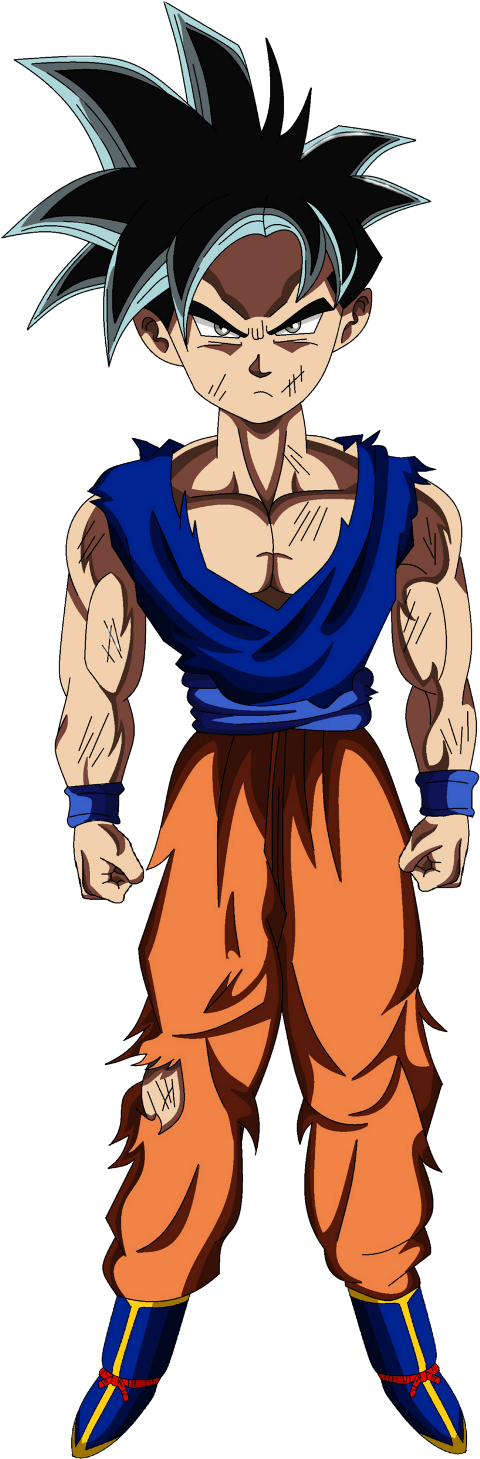 Teen Gohan Png (480x1459), Png Download