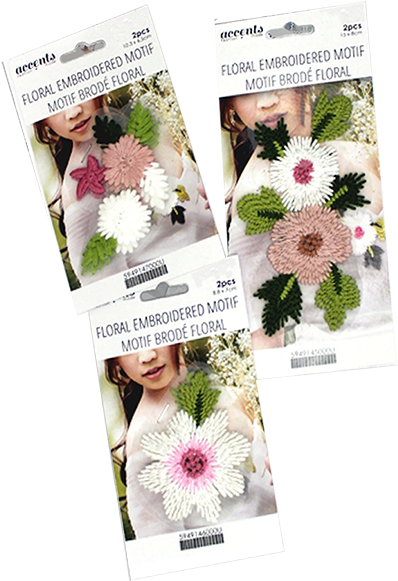 Lace And Embroidered Appliques (924x600), Png Download