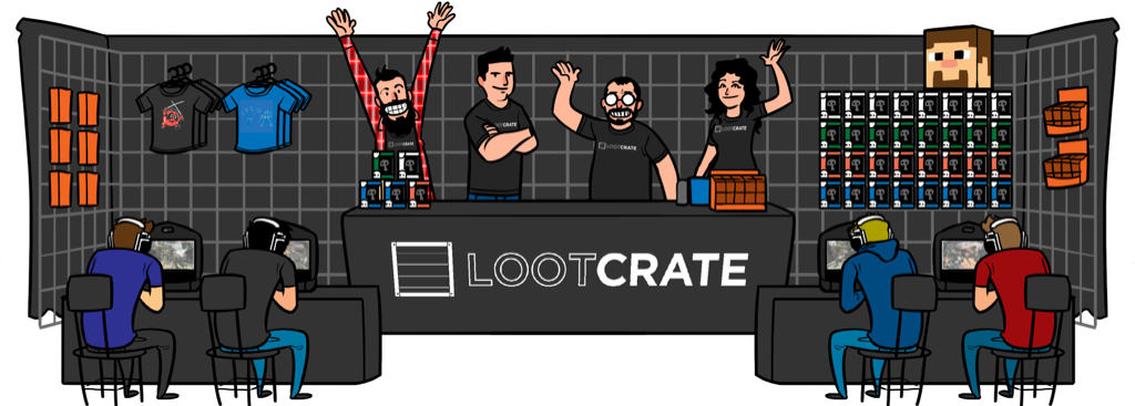 Loot Crate On Twitter (1024x367), Png Download