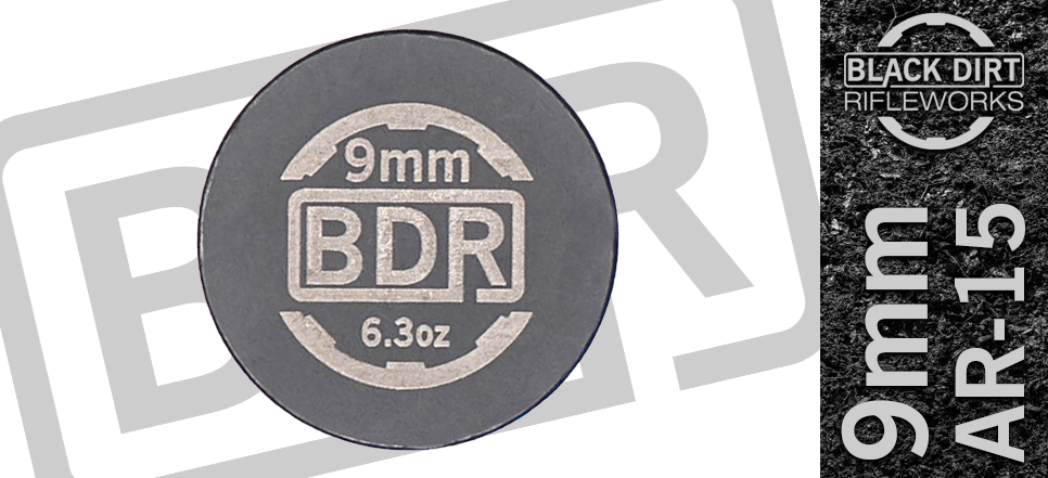 3 Oz 9mm Ar15 Extended Buffer (966x441), Png Download