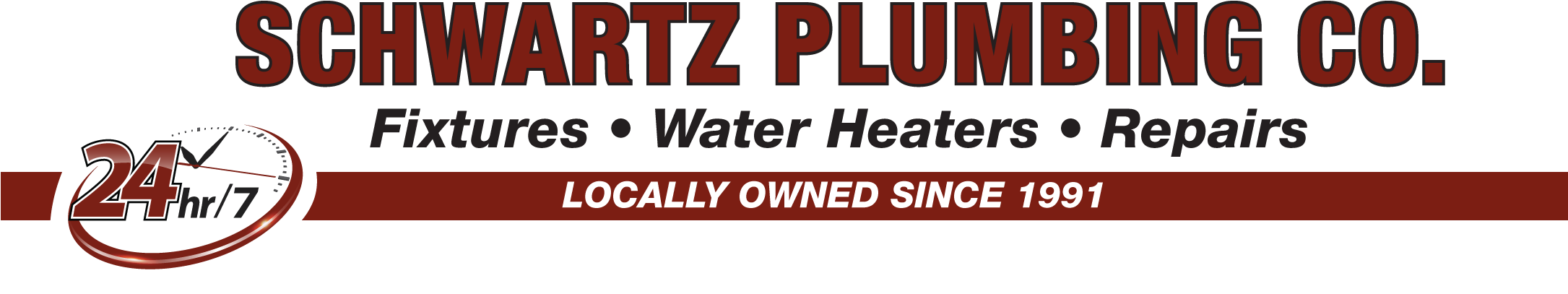 Schwartz Plumbing (2170x478), Png Download