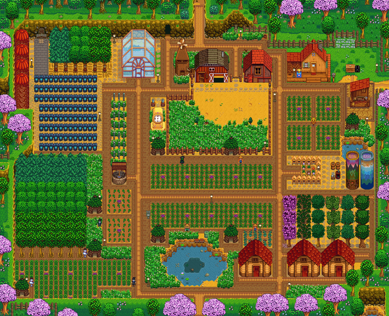 Map Of Bubbagump Farm (1280x1040), Png Download