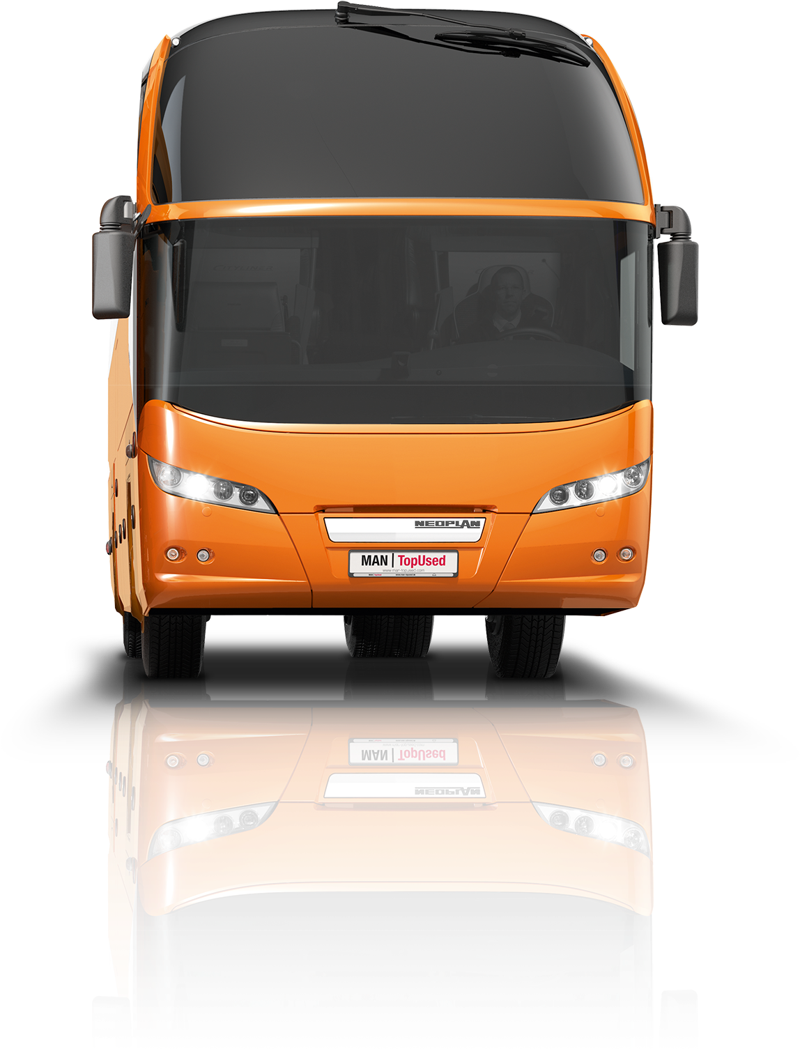 Man Topused Truck Man Topused Bus - Airport Bus (1480x1690), Png Download