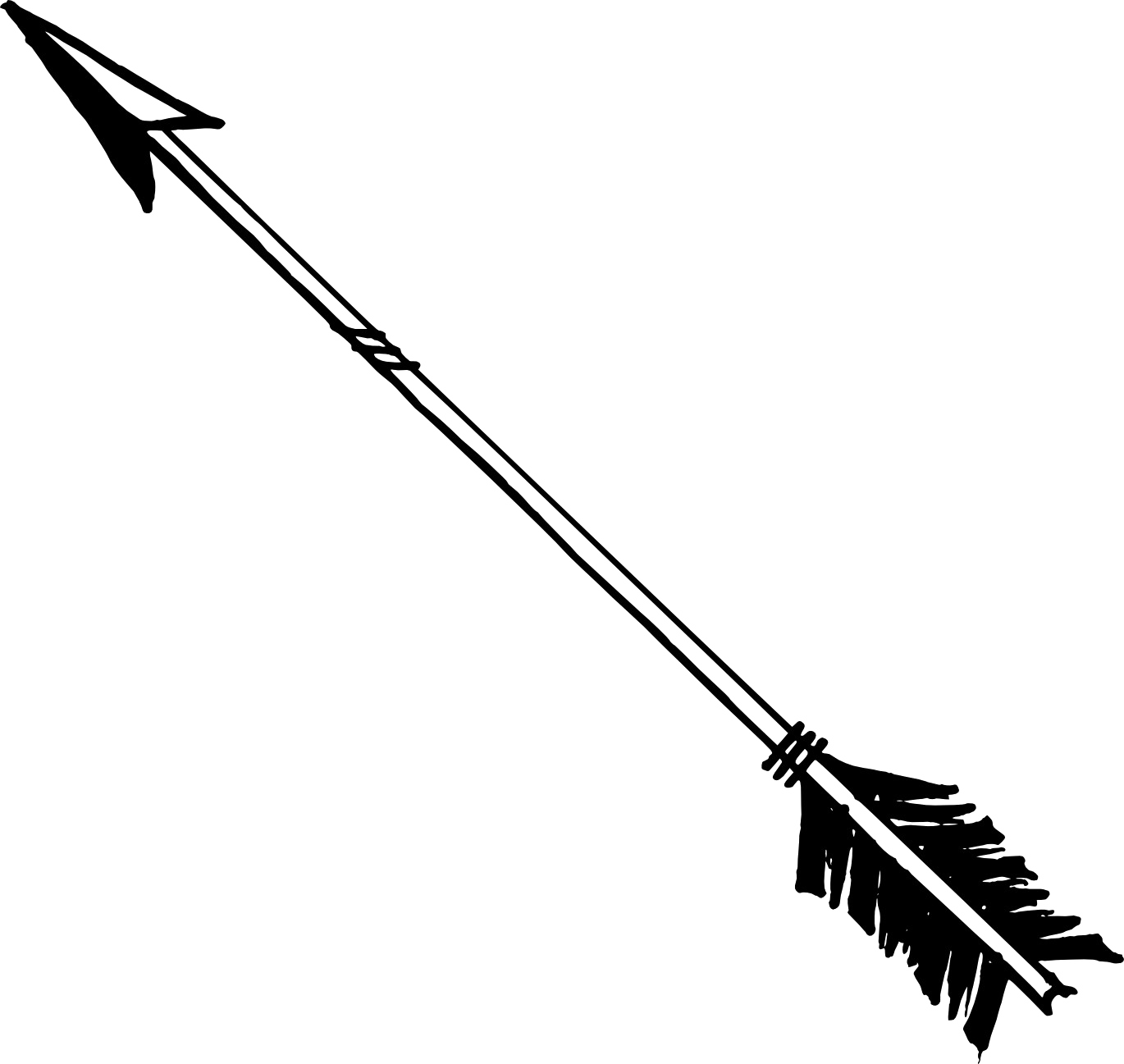 Bow Arrow Transparent Background (1370x1297), Png Download