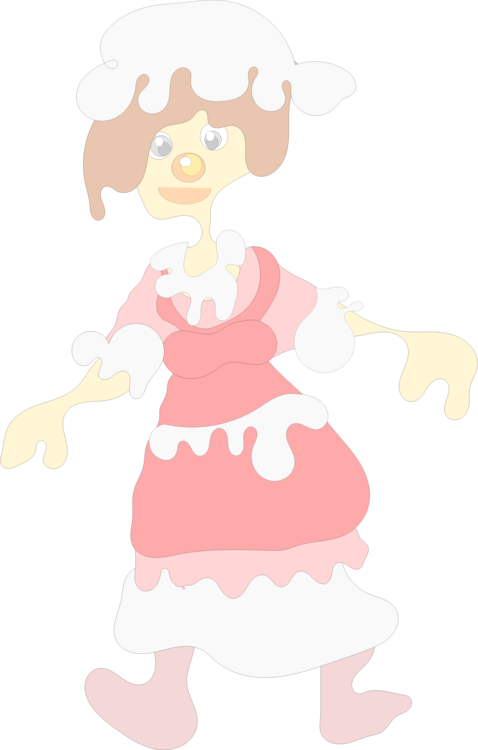 Computer Icons Woman Cartoon Silhouette Dress - Cartoon (478x750), Png Download