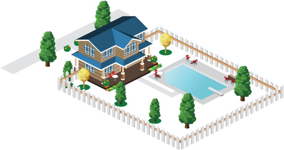 House (1024x663), Png Download