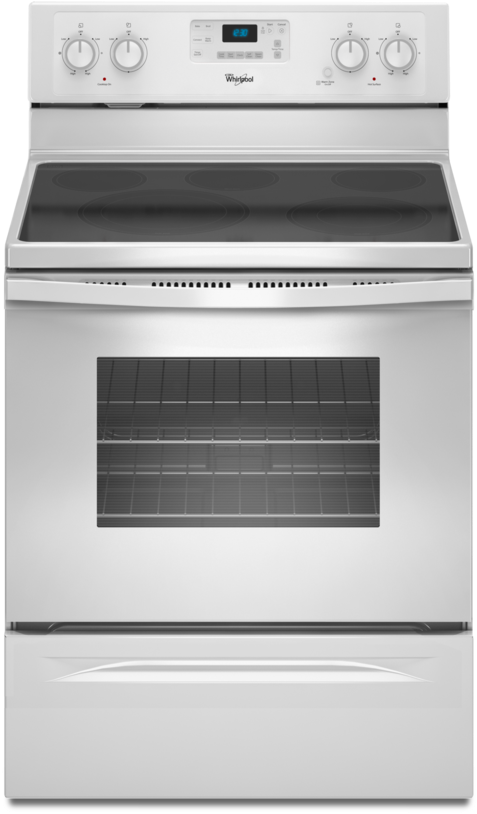 Whirlpool White Electric Oven (580x896), Png Download