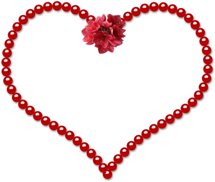 Fotki Gifs, Clean Heart, Heart Frame, Amai, Pearls, - Liveinternet Ru Скрап Набор Fashion (800x672), Png Download