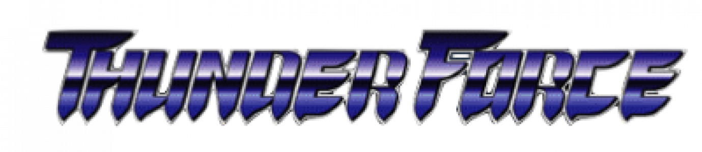 Clearlogo Clearlogo Ribbon - Thunder Force Logo (1379x300), Png Download