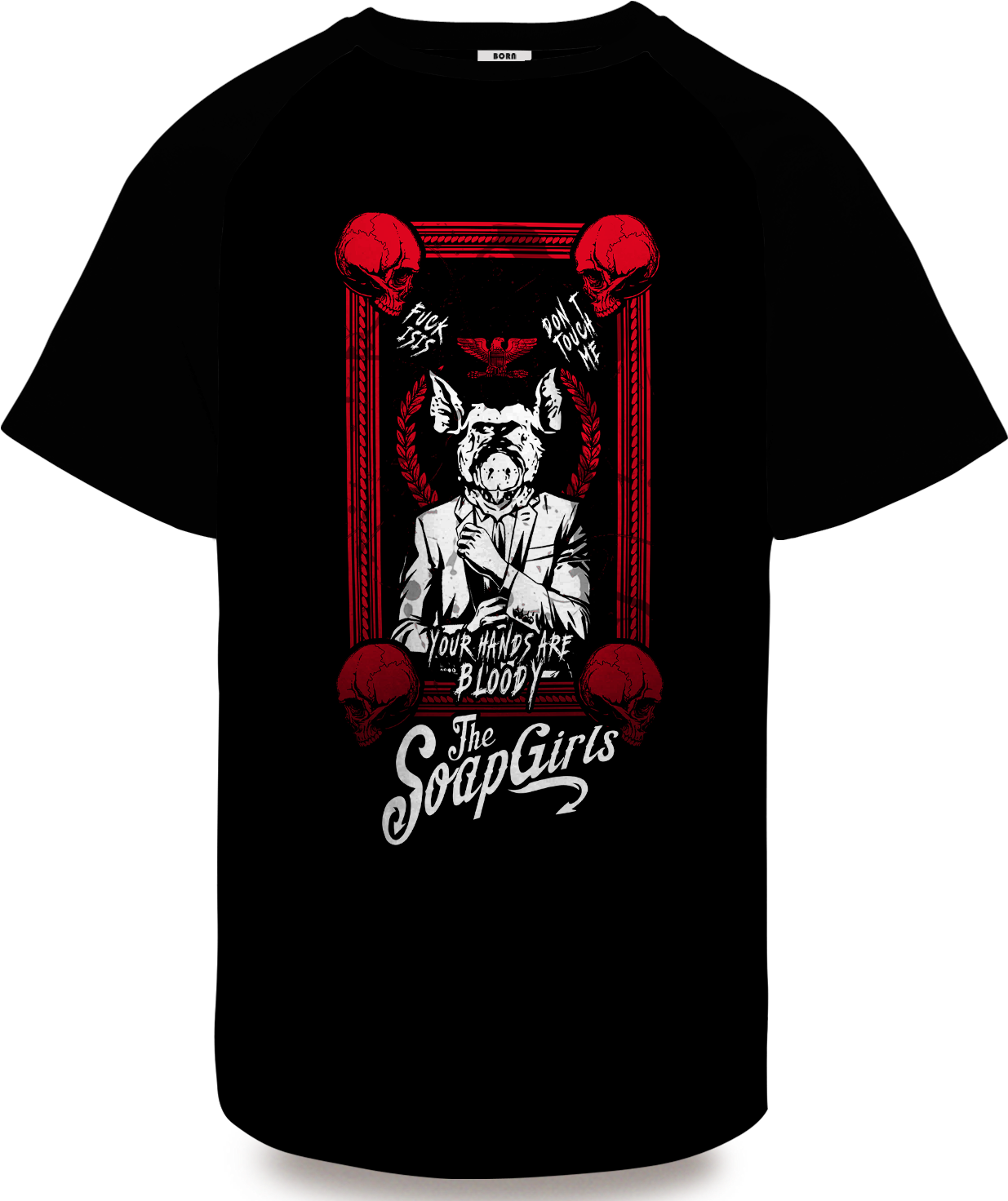 Image Of Official Your Hands Are Bloody T-shirt Black - Active Shirt (1500x1500), Png Download