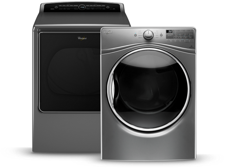 Whirlpool Dryers - Washing Machine (740x552), Png Download