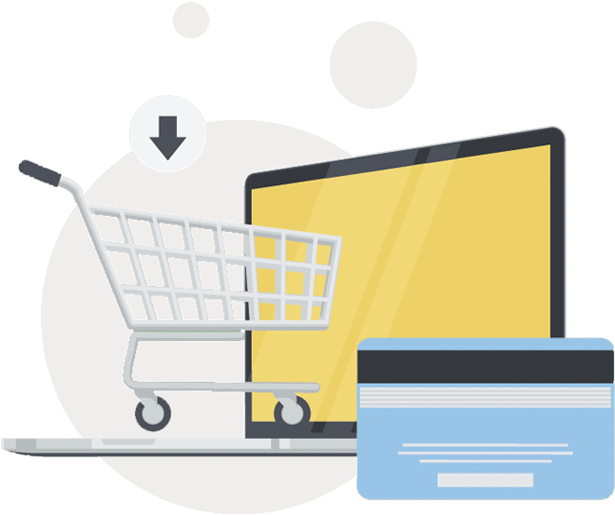 Giftwizard Services - Shopping Cart (835x552), Png Download