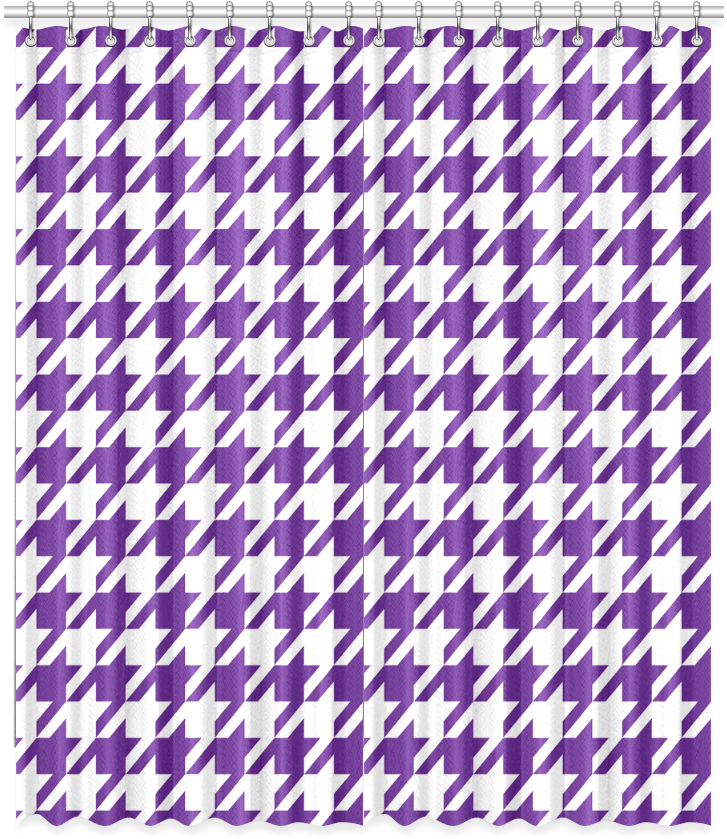 Royal Purple And White Houndstooth Classic Pattern - Motif Chanel (1000x1000), Png Download