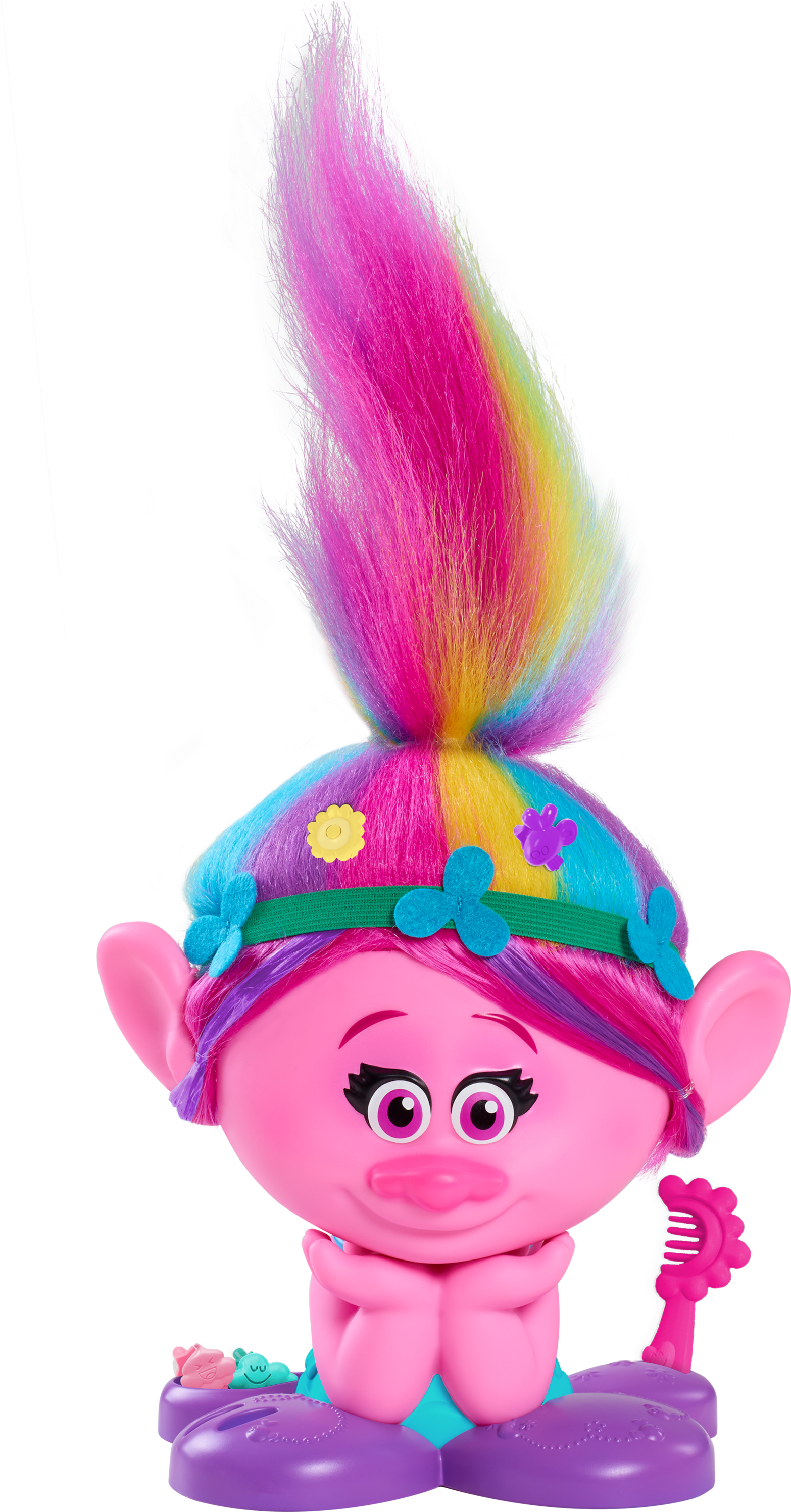 Trolls Poppy True Colors Styling Head (3000x3000), Png Download