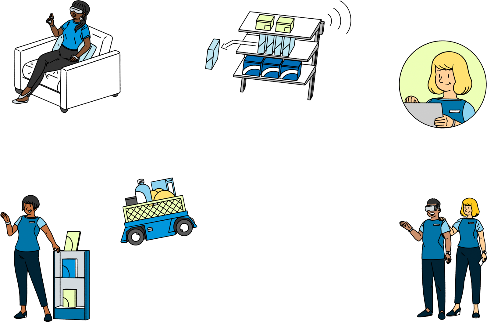 Walmart Header Shapes Walmart Header Illustrations (1920x1265), Png Download