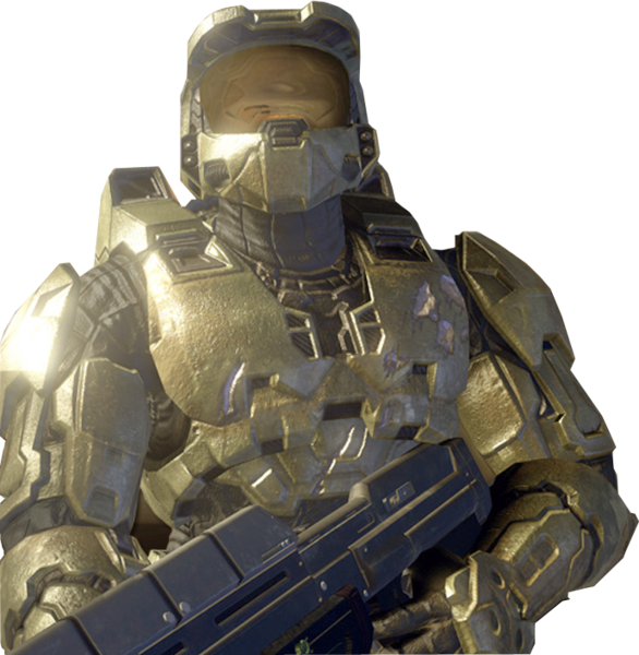 Halo 3 Render - Halo 3 (586x600), Png Download