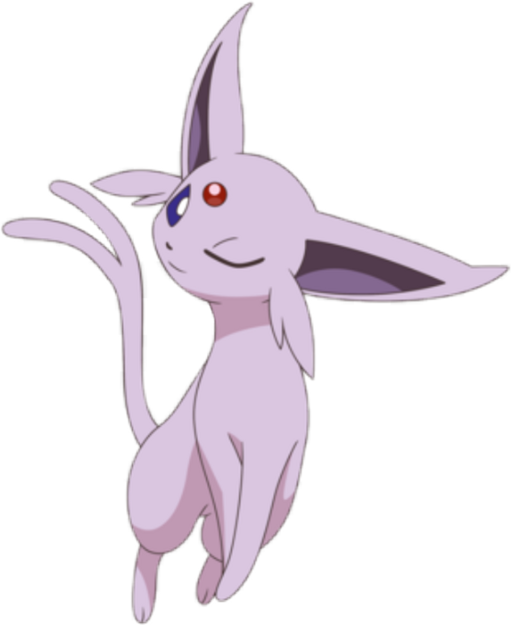 Espeon Sticker - Espeon Anime (1024x1252), Png Download