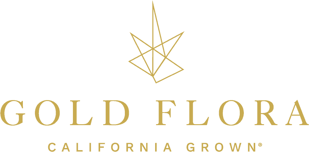 Goldfloralogo Outline Horiz Gold R - Triangle (1000x492), Png Download