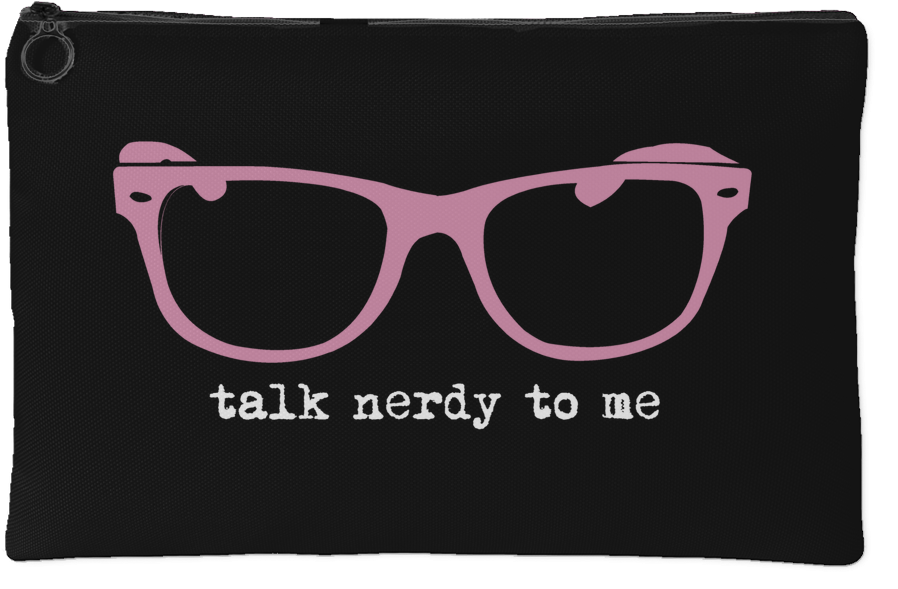 Talk Nerdy To Me Accessory Pouch - Wallet (1024x1024), Png Download