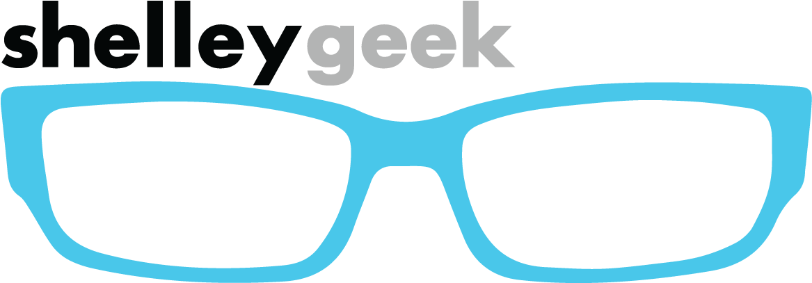 Shelley The Geek - Goggles (2000x508), Png Download