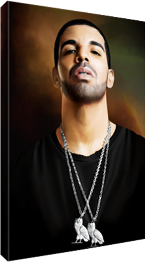 Details About Rap Hip Hop Icon Drake Poster Photo Painting - Chain (600x600), Png Download