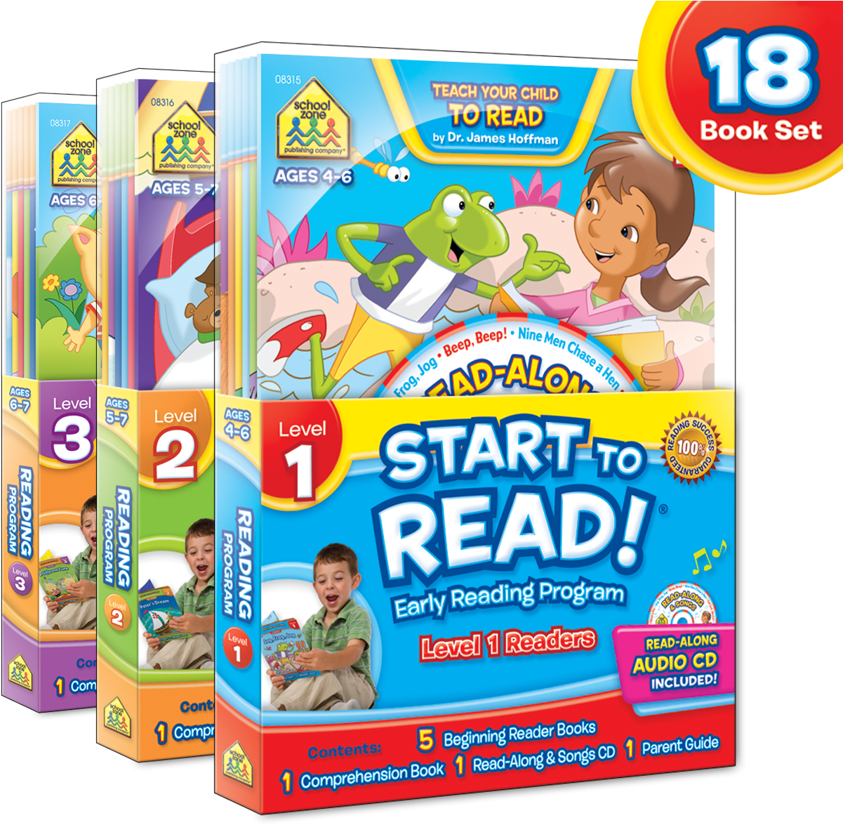 Start To Read Complete Early Reading Program 18-book - Book (1200x1200), Png Download