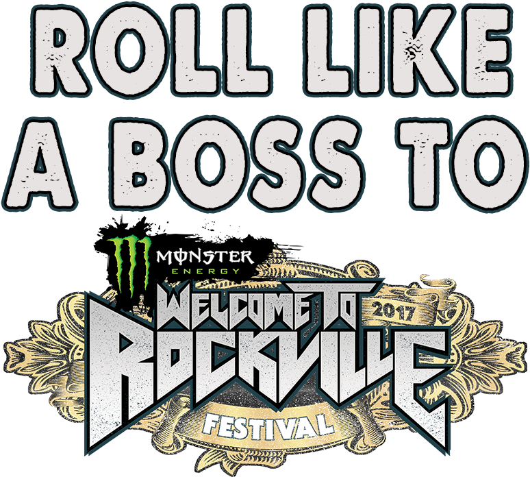 Roll Like A Boss To Welcome To Rockville Music-sports - Monster Energy (800x800), Png Download