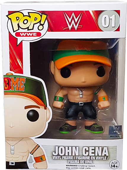 John Cena Pop Vinyl Figure - Funko (600x600), Png Download